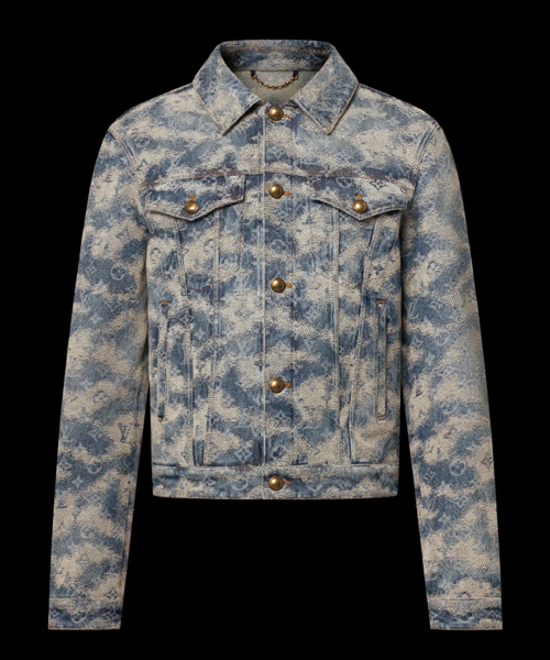 모노그램 데님 트러커 재킷