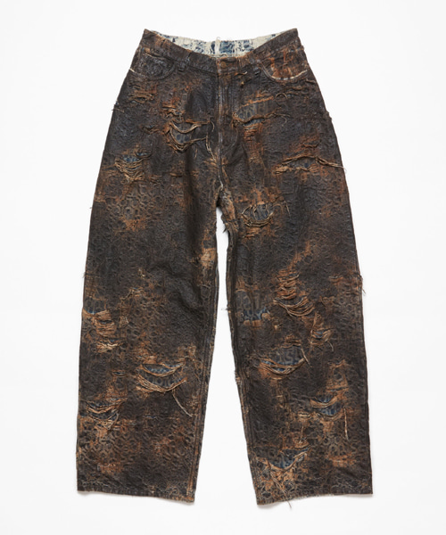 슈퍼 배기 핏 데님 진