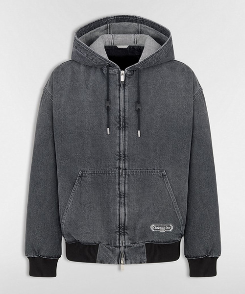 박스 후디 블루종 자켓