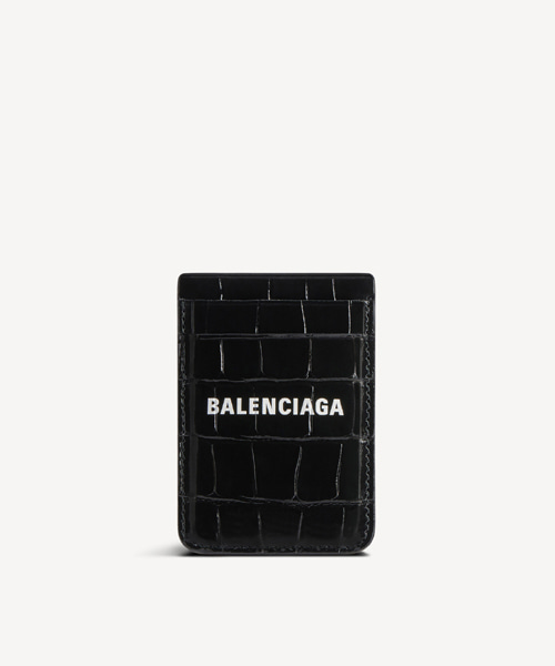 캐쉬 크로커다일 엠보싱 마그넷 카드 홀더