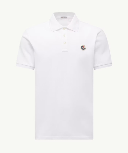 로고 패치 코튼 피케 폴로 셔츠