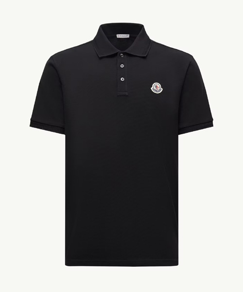 로고 패치 코튼 피케 폴로 셔츠