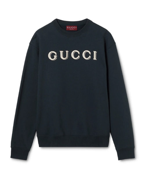 엠브로이더드 코튼 스웨트 셔츠