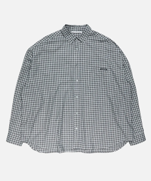 플란넬 버튼업 셔츠