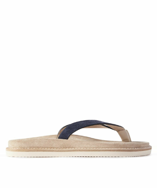 스웨이드 어반 플립 플롭스