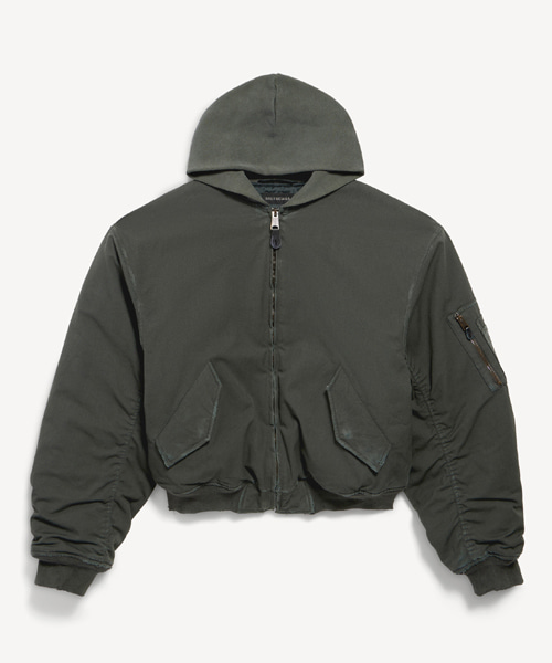 후디드 스탠다드 보머 재킷