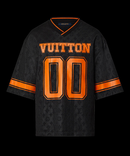 모노그램 스포츠 V넥 티셔츠