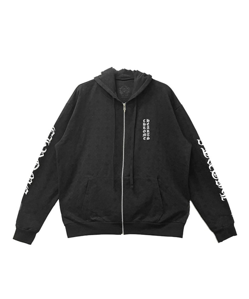 홀스슈 로고 집업 후디