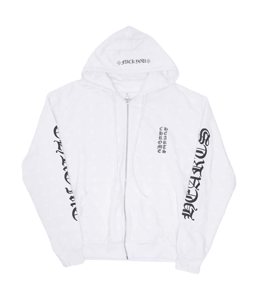 홀스슈 로고 집업 후디