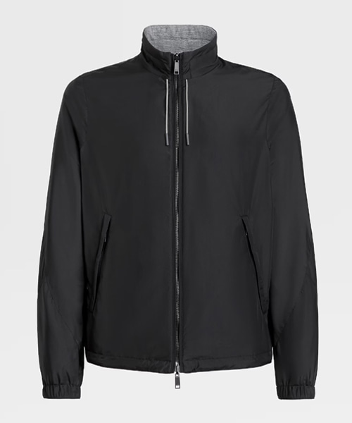 나일론 리버시블 블루종