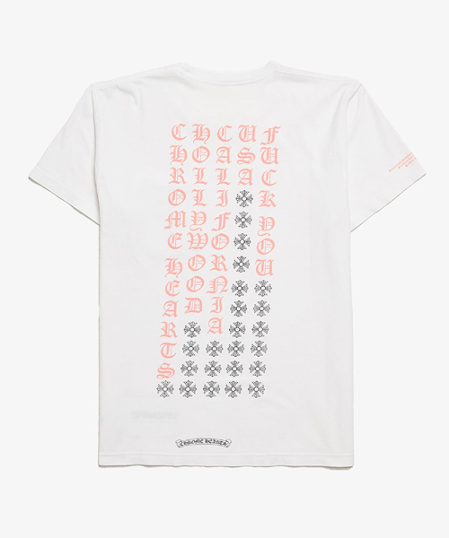 스크립트 로고 숏 슬리브 티셔츠