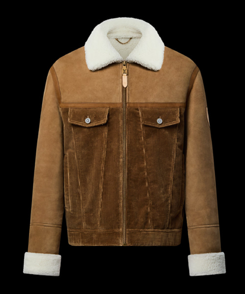 코듀로이 앤 시어링 믹스 트러커