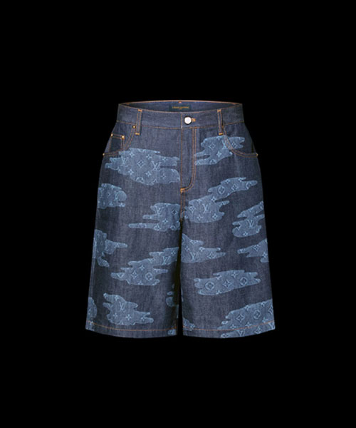 모노그램 샴브레이 쇼츠