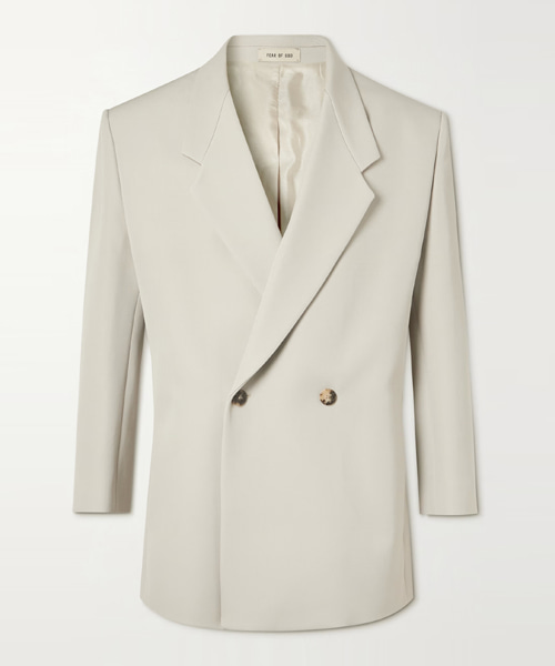 이터널 캘리포니아 더블 브레스티드 트윌 블레이저