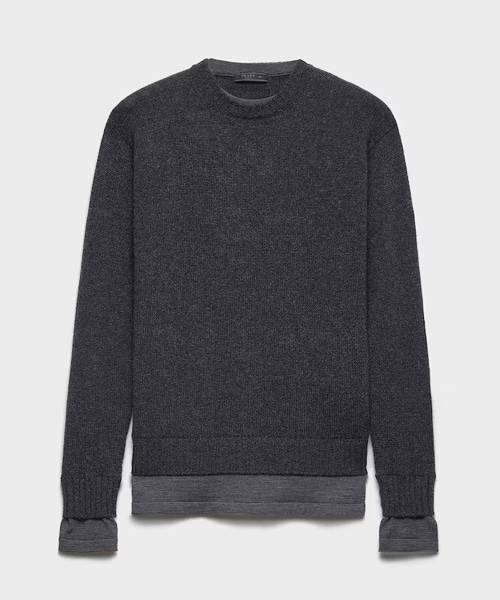 캐시미어 크루넥 스웨터