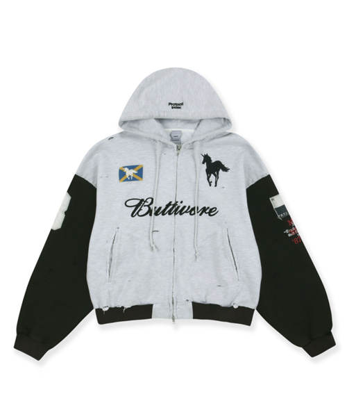 버티보어 집업 후드 자켓