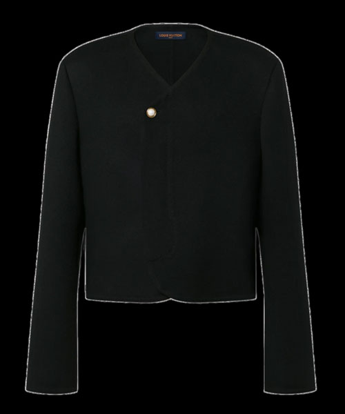 크롭드 더블 페이스 울 자켓