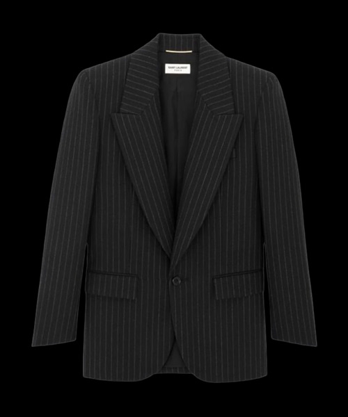 리브 고쉬 스트라이프 플란넬 재킷