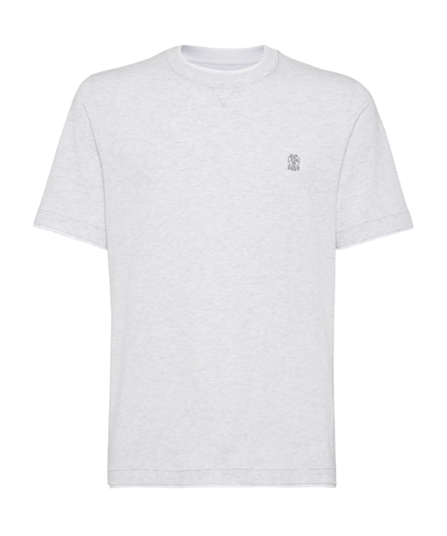 로고 코튼 티셔츠