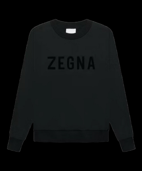 코튼 블렌드 크루넥 스웨트셔츠