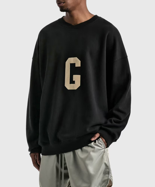 G 크루넥 스웨트셔츠