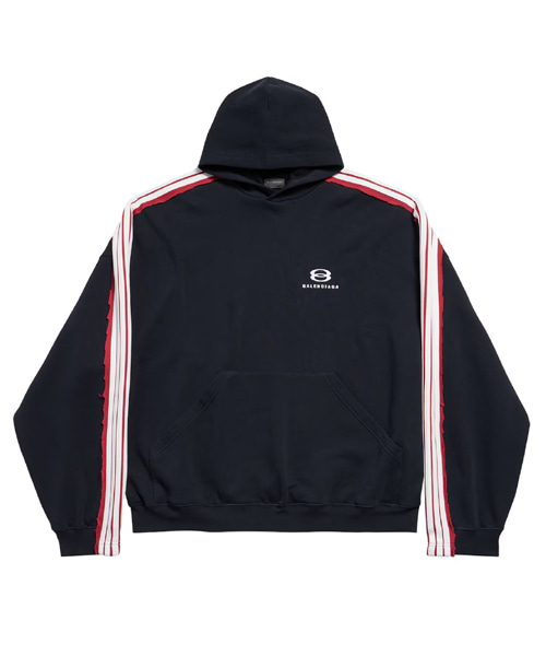 오버사이즈 코튼 유니티 스포츠 아이콘 후드 티셔츠