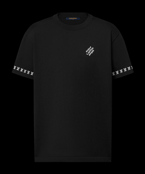 숏 슬리브 코튼 크루넥