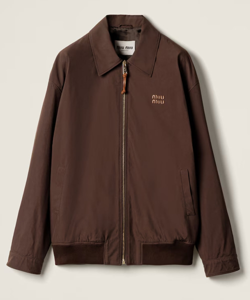 파나마 코튼 블루종 자켓