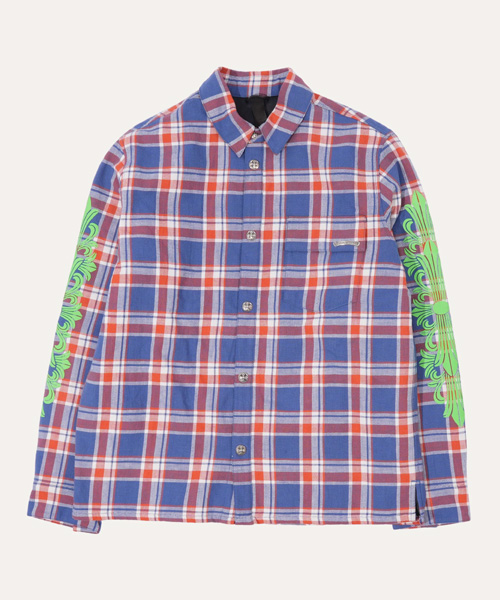 페이디드 플란넬 셔츠