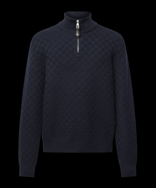 캐시미어 울 블렌드 하프 집 풀오버