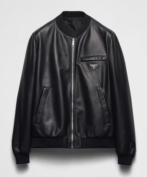 나파 가죽 보머 재킷