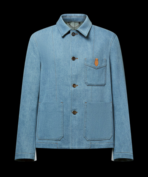 실크 블렌드 데님 워크웨어 재킷