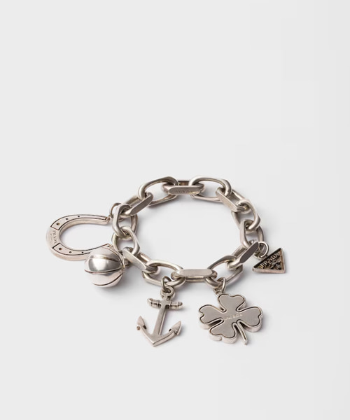 메탈 참 브레이슬릿