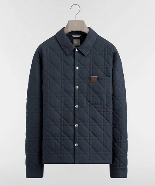 가죽 디올 패치 까나쥬 오버셔츠