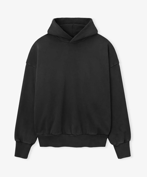 코튼 저지 후드티