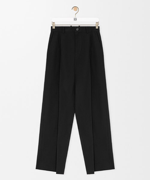 로우 크로치 트라우저 인 코튼