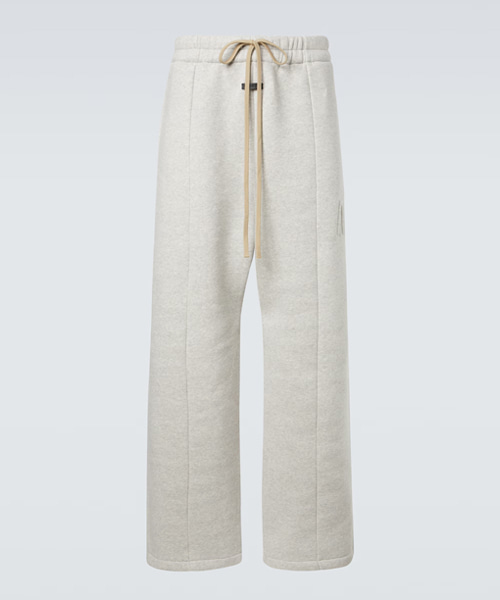 코튼 블렌드 플리스 스웨트 팬츠