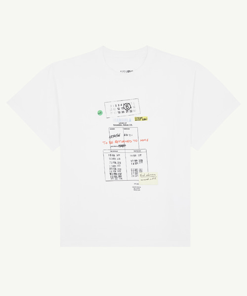 라이브러리 스탬프 티셔츠