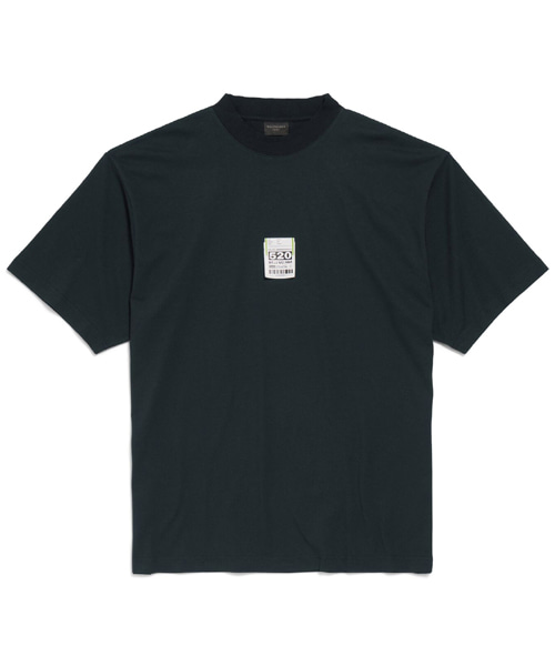 공항 태그 코튼 티셔츠