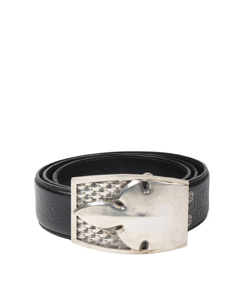 플뢰르 드 리스 레더 벨트 버클