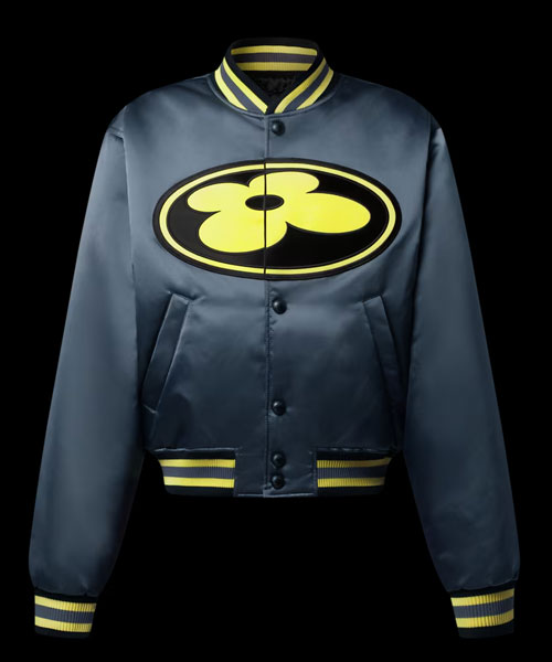 새틴 베이스볼 블루종