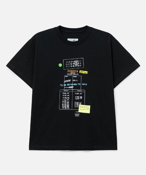 라이브러리 스탬프 티셔츠