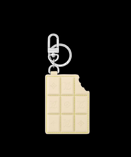 LV 초콜릿 바 키 홀더 백 참