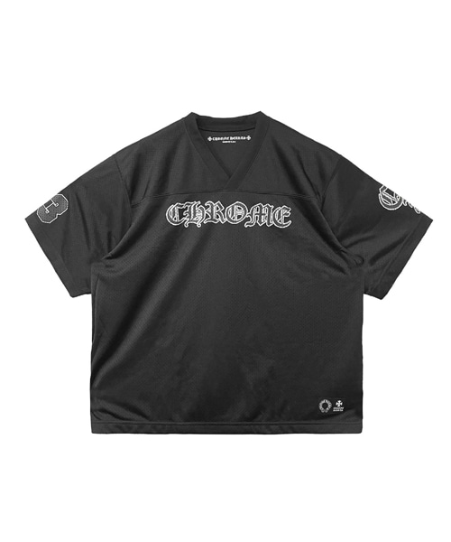 블랙 메시 아이스하키 반팔 티셔츠