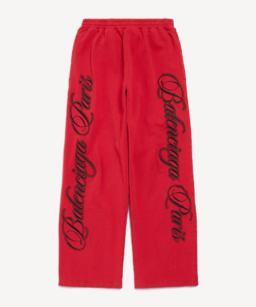 커시브 배기 팬츠