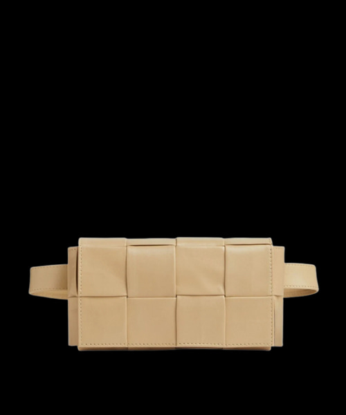 미니 카프스킨 레더 벨트 카세트 백
