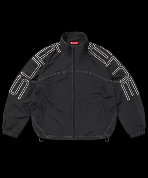 스펠아웃 자수 트랙 재킷
