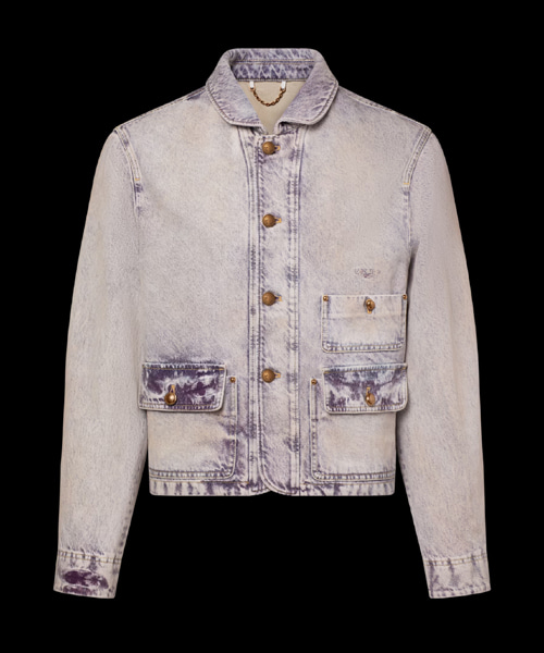 페이디드 워크웨어 블루종