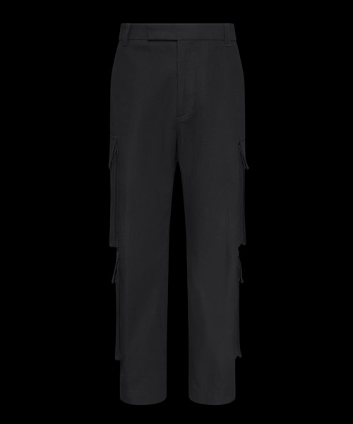 워시드 코튼 유틸리티 치노 카고 트라우저