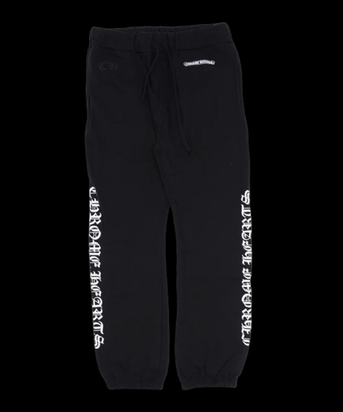 스크롤 로고 스펠아웃 스웨트팬츠